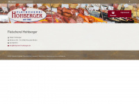 fleischerei-hohberger.de Webseite Vorschau