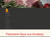fleischerei-geue.de Webseite Vorschau