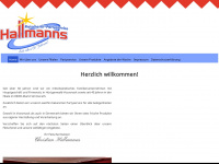 fleischerei-hallmanns.de Webseite Vorschau