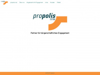 propolis-nrw.de Webseite Vorschau