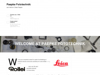 paepke-fototechnik.de Webseite Vorschau