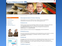 franz-hillebrand.com Webseite Vorschau
