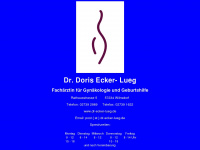 dr-ecker-lueg.de Webseite Vorschau