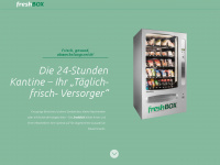 fresh-box.de Webseite Vorschau