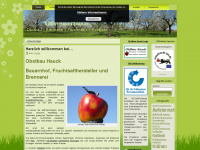 obstbau-hauck.de Webseite Vorschau