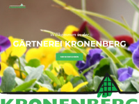 gaertnerei-kronenberg.de Webseite Vorschau
