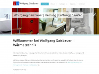 gaisbauer-waermetechnik.de Webseite Vorschau