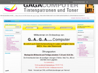 gaga-printware.de Webseite Vorschau