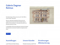 galerie-dagmar-reimus.de Webseite Vorschau