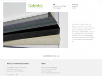 galvotec.de Webseite Vorschau