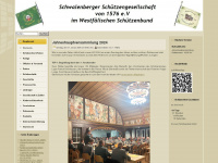 schwalenberger-schuetzengesellschaft.de Webseite Vorschau