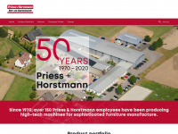 priess-horstmann.com Webseite Vorschau