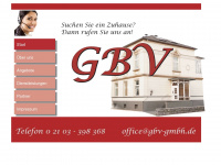 gbv-gmbh.de Webseite Vorschau