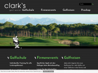 clarks-golfworld.de Webseite Vorschau