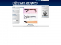 gebrchristians.de Webseite Vorschau