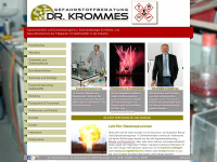 dr-peter-krommes.de Webseite Vorschau