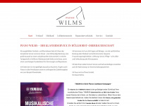 piano-wilms.de Webseite Vorschau