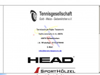 tennis-tesanovic.de Webseite Vorschau