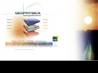 geophysica.de Webseite Vorschau