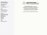 geotechnik-gmbh.de Webseite Vorschau