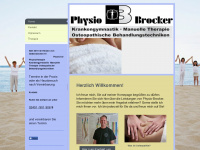 physio-brocker.de Webseite Vorschau