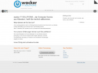 wacker-it.de Webseite Vorschau