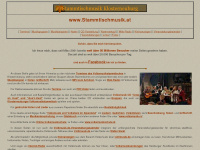 stammtischmusik.at Webseite Vorschau