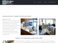 glasbau-herth.de Webseite Vorschau