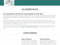glaserei-rueck.de Webseite Vorschau