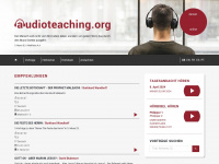 audioteaching.org Webseite Vorschau