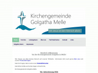 golgatha-melle.de Webseite Vorschau