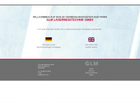 glm-laser.de Webseite Vorschau