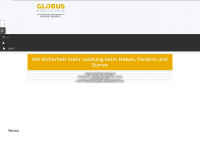 globus-hebetechnik.de Webseite Vorschau