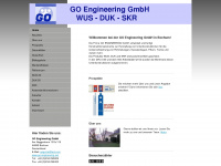 go-engineering.net Webseite Vorschau