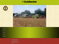 goldbecker-landtechnik.de Webseite Vorschau