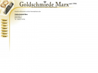 goldschmiede-marx.de Webseite Vorschau
