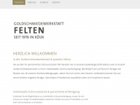 goldschmied-felten.de Webseite Vorschau