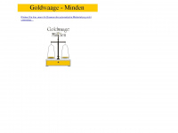 goldwaage.de Webseite Vorschau