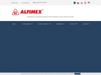 alfimex.cz Webseite Vorschau