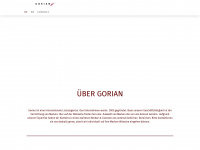 gorian.de Webseite Vorschau