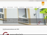 gosebrink-immobilien.de Webseite Vorschau