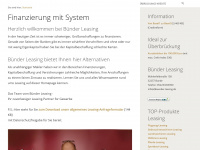 buender-leasing.de Webseite Vorschau