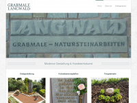 grabmale-langwald.de Webseite Vorschau
