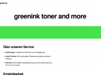 greenink.de Webseite Vorschau