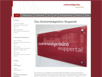 strafverteidigerbuero-wuppertal.de Webseite Vorschau