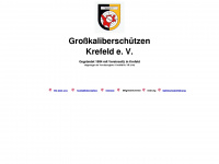 grosskaliberschuetzen-krefeld.de Webseite Vorschau