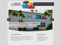luebke-gmbh.de Webseite Vorschau