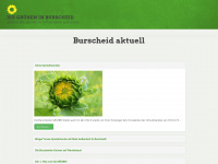 die-gruenen-burscheid.de Webseite Vorschau
