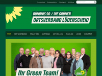 gruene-luedenscheid.de Webseite Vorschau