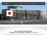 gruenewald-bau.de Webseite Vorschau